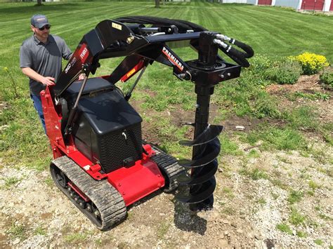 small skid steer with auger attachment|used skid steer auger for sale.